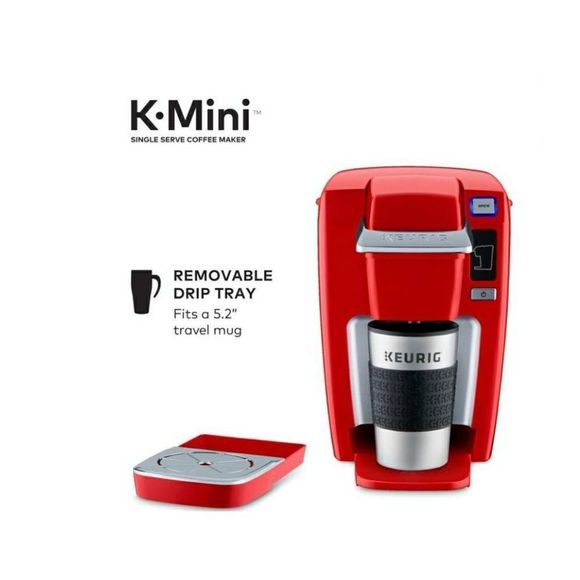 Keurig® Single-Serve Coffee Maker, Red, Pre-Owned - 10.8" H, 6.9" W, 10.7" D - Picture 4 of 15